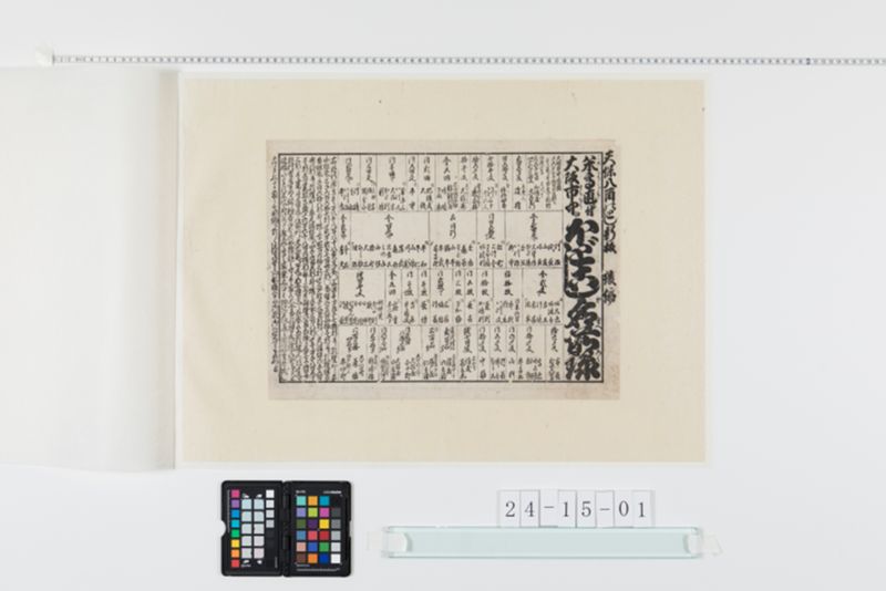 米高直ニ付大阪市中にほどこし名前録後編 - ページ 1